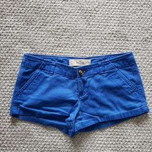 Blue Hollister Twill Shorts